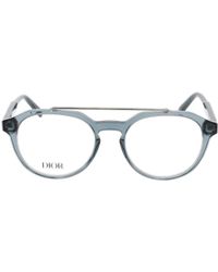 Dior - Eyewear Round Frame Glasses - Lyst