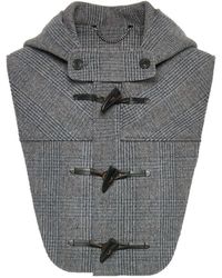 Maison Margiela - Checked Wool Cropped Vest - Lyst