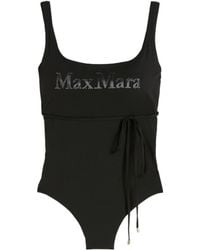 Max Mara - Backless One-Piece Swimsuit - Lyst