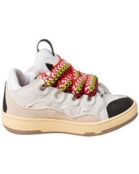Lanvin - Curb Lace-Up Sneakers - Lyst