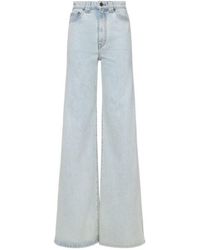 KHAITE - Dane High Rise Denim Jeans - Lyst