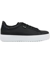 EA7 - Logo Lacing Casual Sneakers - Lyst