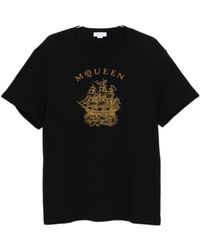McQueen - T-Shirt With Print - Lyst