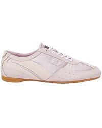 DIESEL - D-Mile-Flat Sneakers With Suede Overlays - Lyst