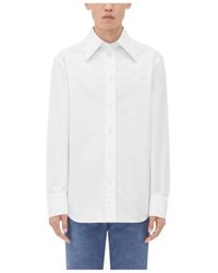 Bottega Veneta - Long-Sleeved Button-Up Shirt - Lyst