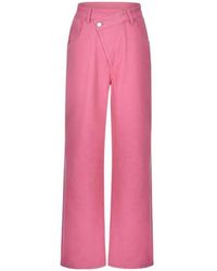 THREE QUARTERS - Wide-Legged Casual Pants - Lyst