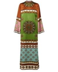 ALÉMAIS - Contina Silk Maxi Dress - Lyst