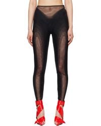 Mugler - Illusion Leggings - Lyst