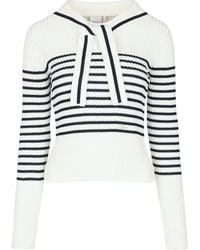 Dior - Iviera Marinière Sweater With Sailor Collar - Lyst