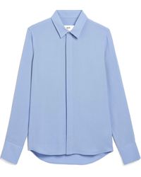 Ami Paris - Ami Long Sleeved Button-Up Shirt - Lyst