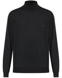 Etro - Logo Embroidered Turtleneck Knitted Jumper - Lyst