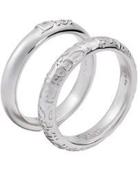 Dior - Oblique Ring Set - Lyst