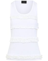 Simone Rocha - Ruffled Tank Top - Lyst