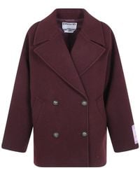 Essentiel Antwerp - Kidney Oversized Double-Breasted Coat - Lyst
