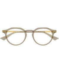 Bottega Veneta - Eyewear Panthos Frame Glasses - Lyst