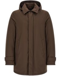 Herno - Detachable-Hood Matte-Finish Parka - Lyst