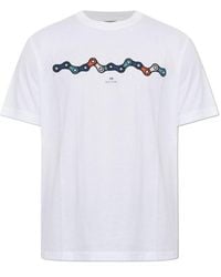 Paul Smith - Ps Paul Smith Graphic Print T-Shirt - Lyst