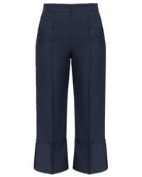 Theory - Cuffed Trousers - Lyst