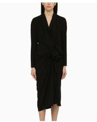 Dries Van Noten - Cut-Out Back Midi Dress - Lyst