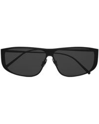 Saint Laurent - Eyewear Sl605 Luna Rectangular Frame Sunglasses - Lyst