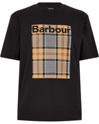 Barbour - Crew Neck Short-Sleeved T-Shirt - Lyst