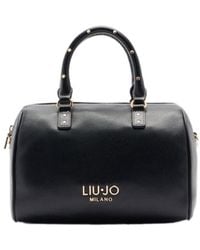 Liu Jo - Logo Plaque Small Satchel Tote Bag - Lyst