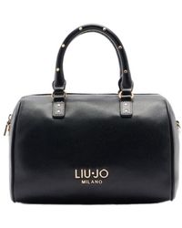 Liu Jo - Logo Plaque Small Satchel Tote Bag - Lyst