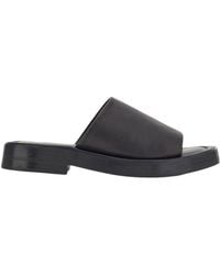 Ferragamo - Open-Toe Slip-On Slides - Lyst
