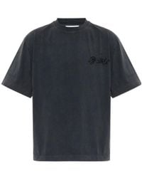 Off-White c/o Virgil Abloh - Embroidered Logo T-Shirt - Lyst