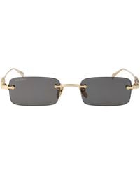 Gucci - Eyewear Rectangular Frame Sunglasses - Lyst