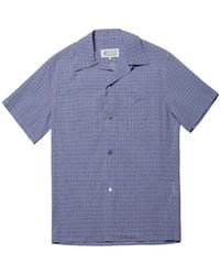 Maison Margiela - Checked Short-Sleeve Shirt - Lyst