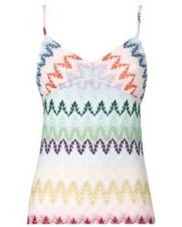Missoni - Zig Zag Lace Tank Top - Lyst