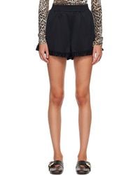 Ganni - Cycora Frill Shorts - Lyst