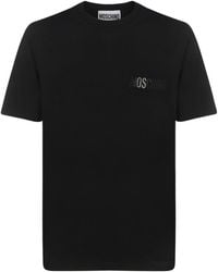 Moschino - Logo Print Crew-Neck T-Shirt - Lyst
