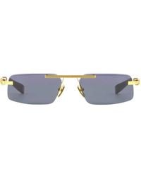 Balmain - Geometric-Frame Sunglasses - Lyst