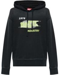 DIESEL - F-Buxt-Hood-P2 Drawstring Hoodie - Lyst