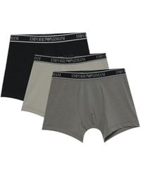 Emporio Armani - 3-Pack Boxer Briefs - Lyst