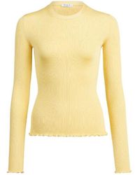 Alaïa - Alaïa Ribbed Knit Top - Lyst