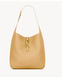 Saint Laurent - Le 5 À 7 Logo Plaque Large Shoulder Bag - Lyst