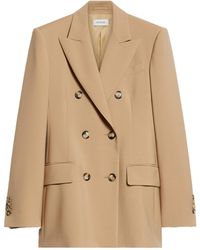 Sportmax - Adamo Double-Breasted Long-Sleeved Jacket - Lyst