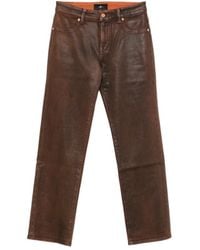 7 For All Mankind - Calie Straight-Leg Jeans - Lyst