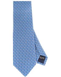 Ferragamo - Jacquard Logo Tie - Lyst