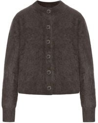 Lisa Yang - Long-Sleeve Knit Cardigan - Lyst