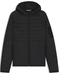 BOSS - Urbanex Quilted Hooded Down Jacket - Lyst