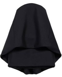 Balenciaga - Bow Cape Mini Dress - Lyst