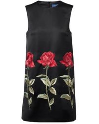 Leo - Yvonne Floral Embroidered Minidress - Lyst