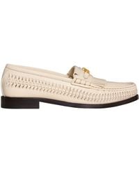 Celine - Luco Braided Loafer - Lyst
