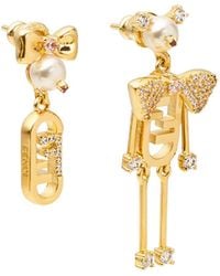 Fendi - O'Lock Earrings - Lyst