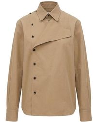 Bottega Veneta - Regular Fit Twill Shirt - Lyst