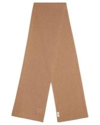 Fendi - Ff Logo Embossed Ribbed-Knit Scarf - Lyst